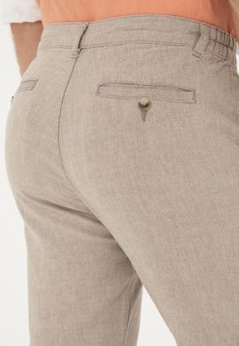 Erkek Carrot Fit Camel Kanvas Pantolon - 50287457029