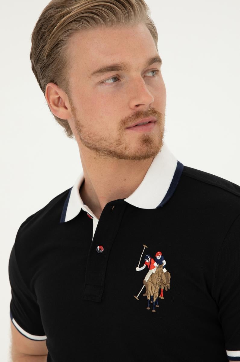 Erkek Siyah Basic Tişört