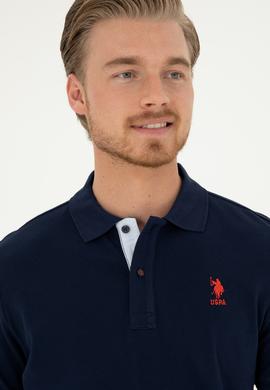 Erkek Lacivert Basic Tişört - 50279611098