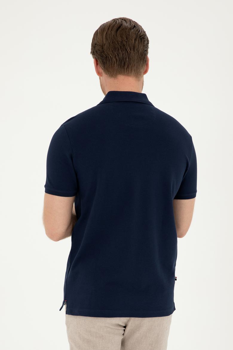 Erkek Lacivert Basic Tişört - 50279611098