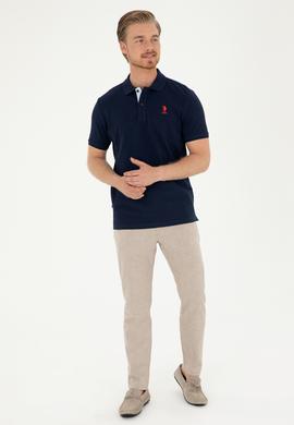 Erkek Lacivert Basic Tişört - 50279611098