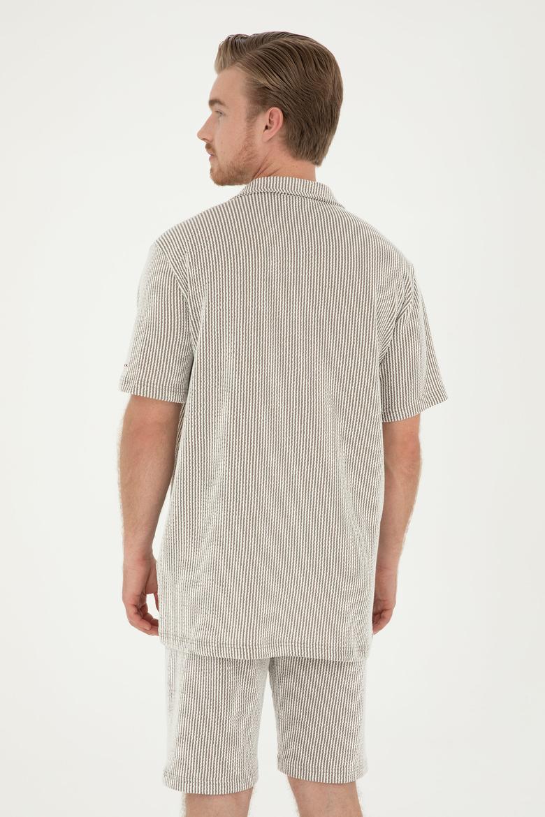 Erkek Açık Haki Tişört - 50285358008