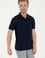 Erkek Regular Fit Polo Yaka Lacivert Tişört
