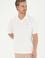 Erkek Comfort Fit Polo Yaka Ekru Tişört