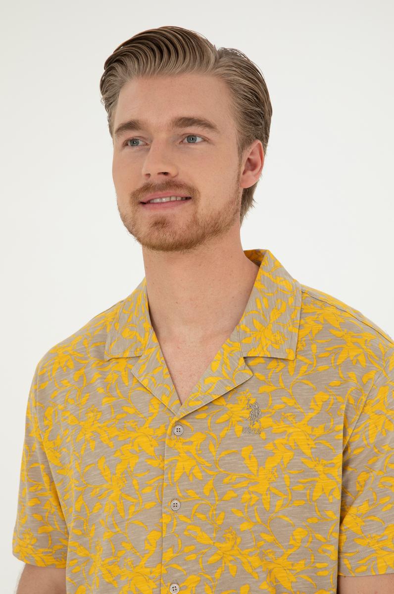 Erkek Açık Haki Tişört