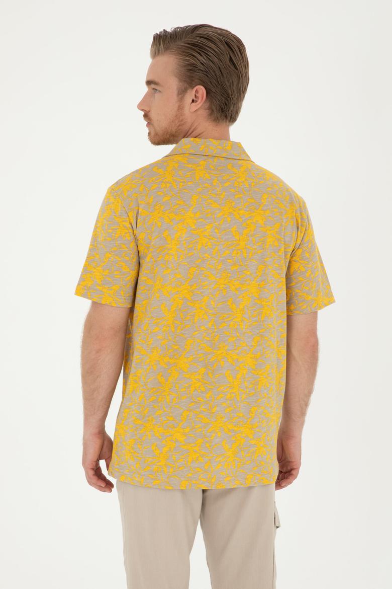 Erkek Açık Haki Tişört - 50281059028