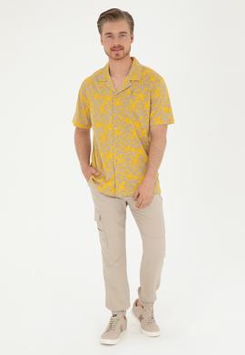 Erkek Açık Haki Tişört - 50281059028