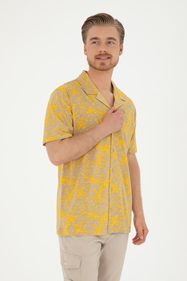 Erkek Açık Haki Tişört