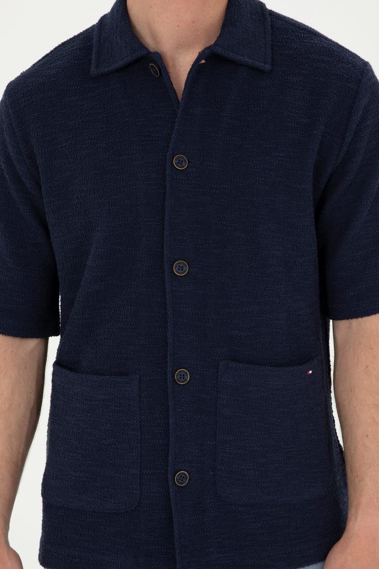 Erkek Lacivert Tişört - 50282233006