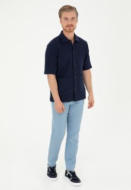 Erkek Lacivert Tişört - 50282233006