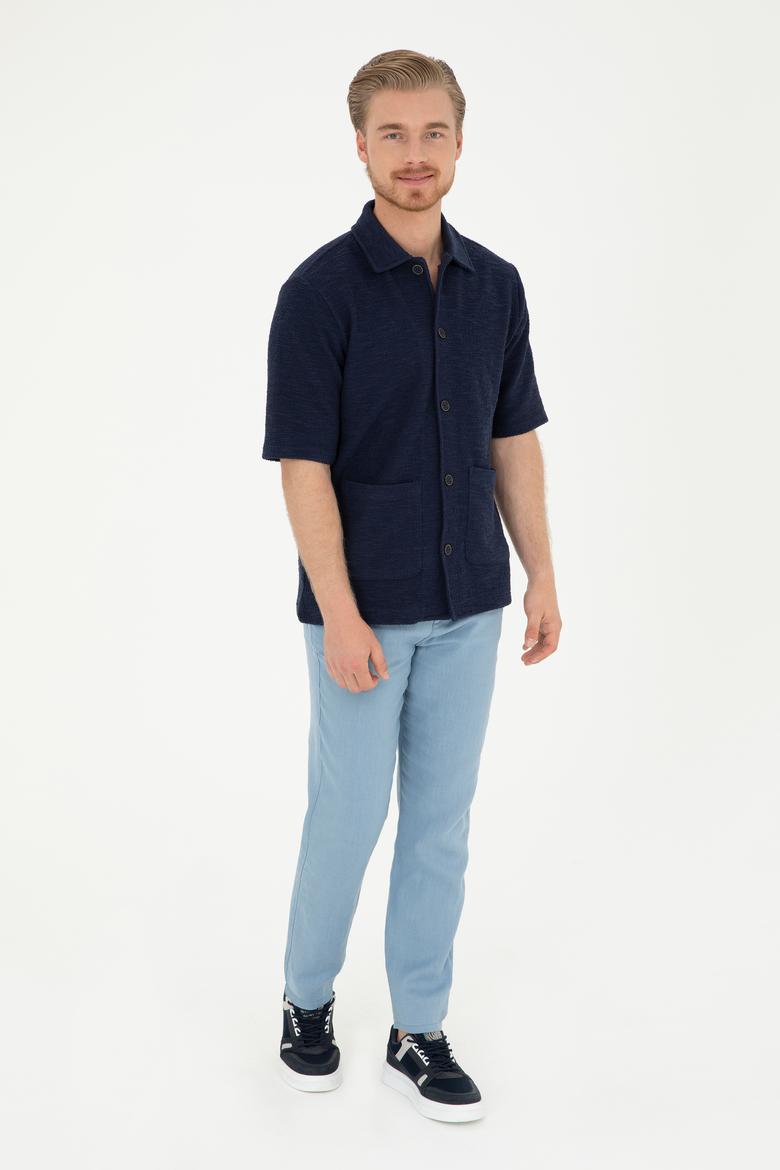 Erkek Lacivert Tişört - 50282233006