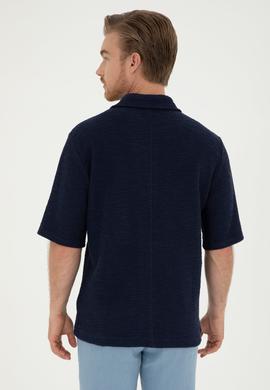 Erkek Lacivert Tişört - 50282233006