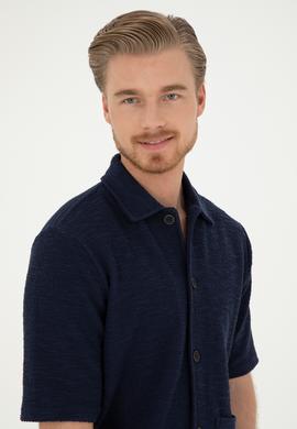 Erkek Lacivert Tişört - 50282233006