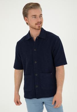 Erkek Lacivert Tişört - 50282233006