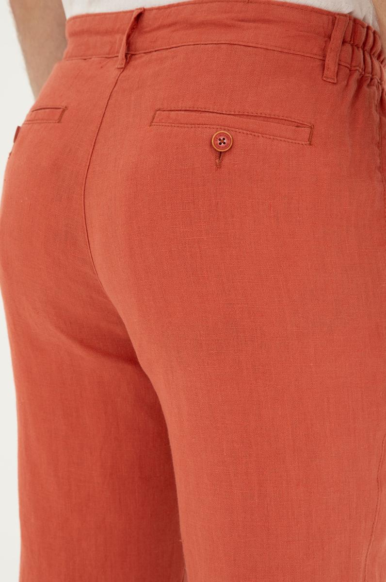 Erkek Carrot Fit Pudra Kanvas Pantolon