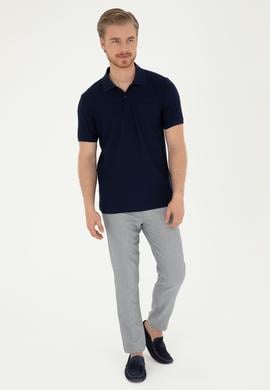 Erkek Lacivert Kanvas Pantolon - 50283964178