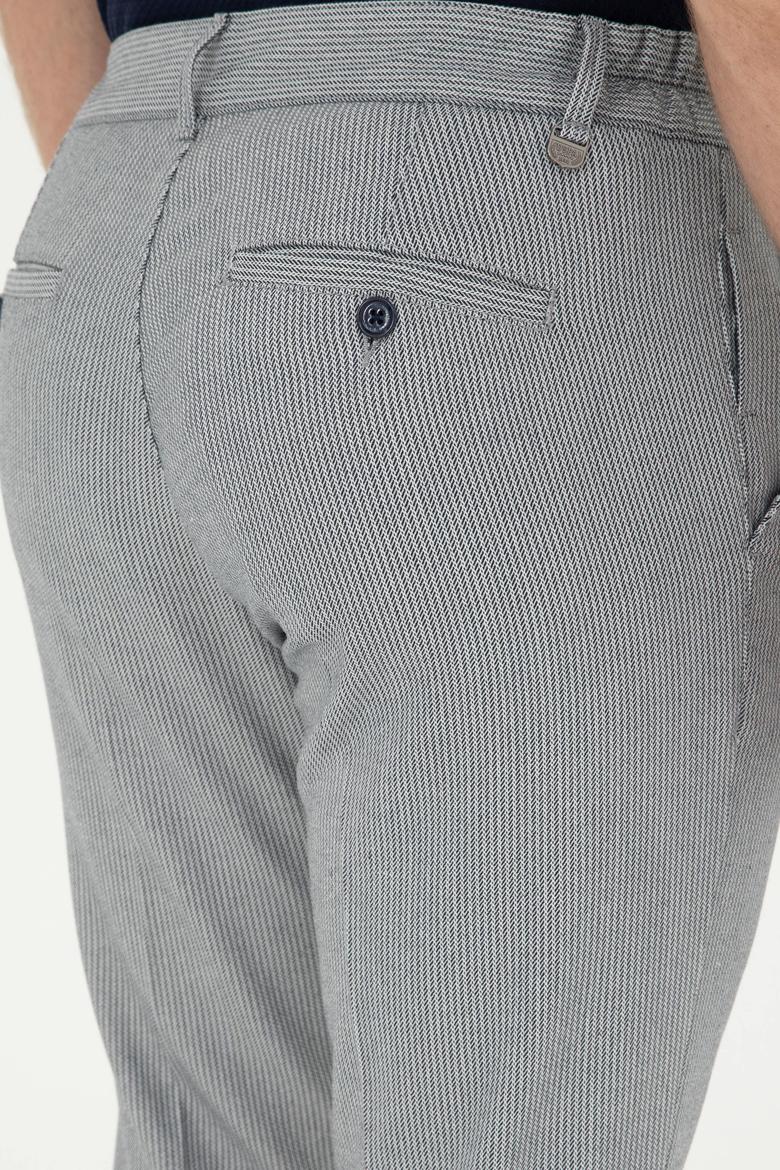 Erkek Lacivert Kanvas Pantolon - 50283964178