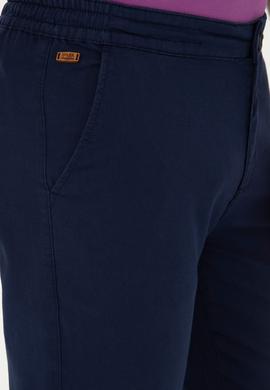 Erkek Lacivert Kanvas Pantolon - 50283963031