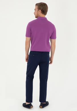 Erkek Lacivert Kanvas Pantolon - 50283963031