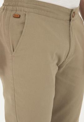 Erkek Slim Fit Haki Kanvas Pantolon - 50283963355