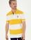Erkek Regular Fit Polo Yaka Safran Tişört