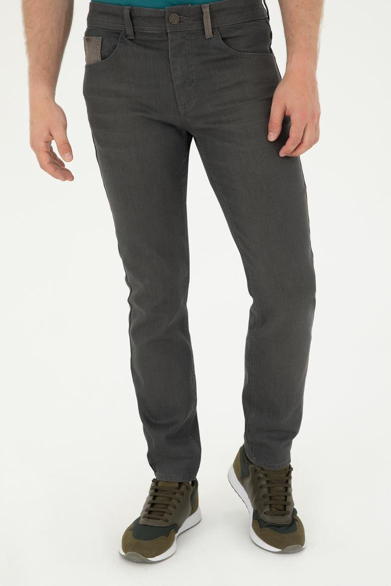 Erkek Bej Jean Pantolon - 50280471147