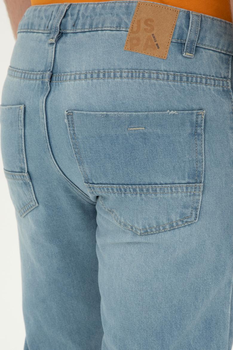 Erkek Açık Mavi Jean Pantolon - 50281115110