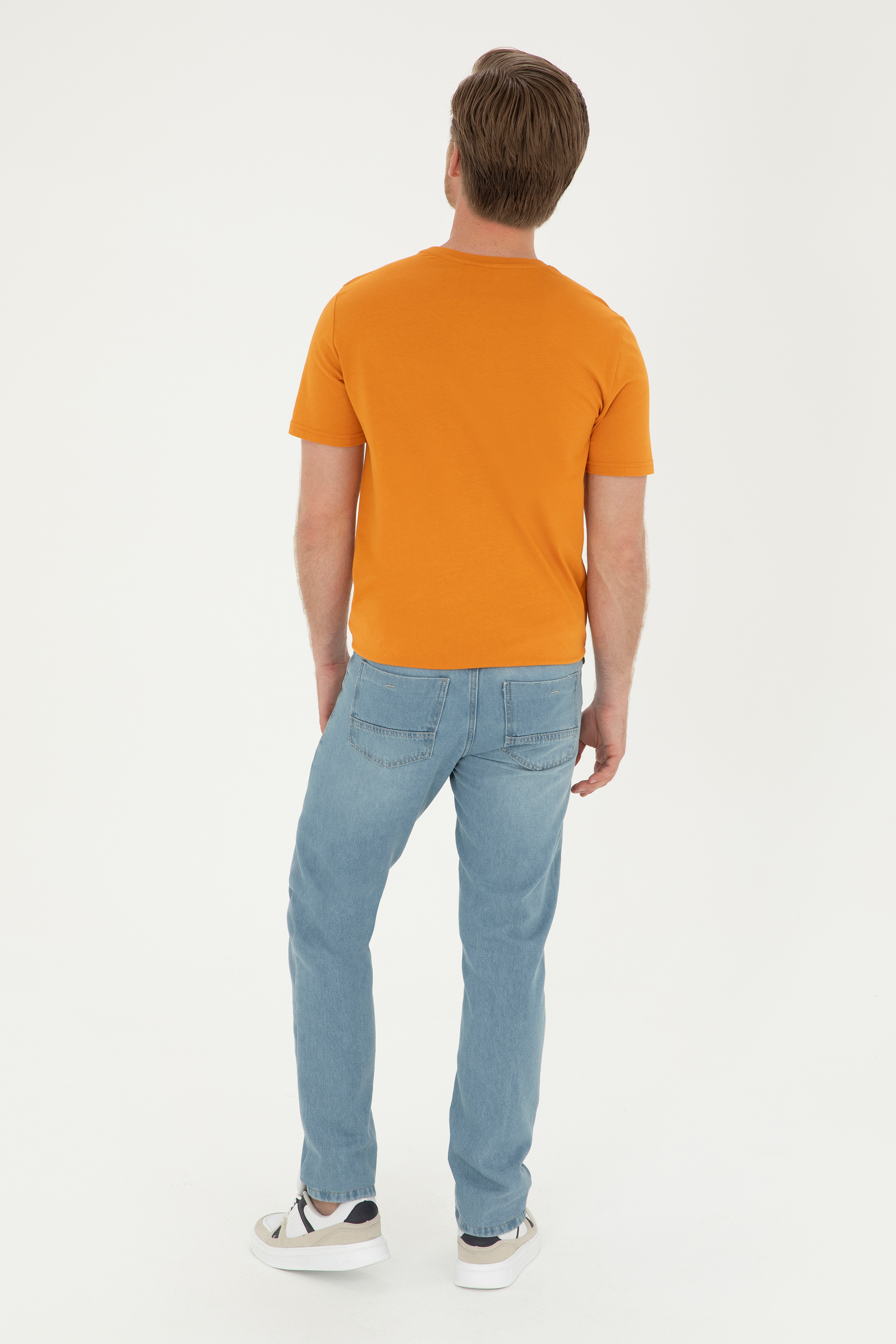 Erkek Açık Mavi Jean Pantolon - Image 4