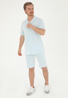 Erkek Açık Mavi Tişört - 50285358013