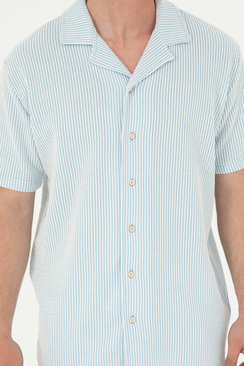 Erkek Açık Mavi Tişört - 50285358013