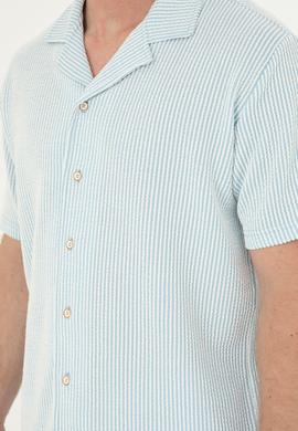 Erkek Açık Mavi Tişört - 50285358013