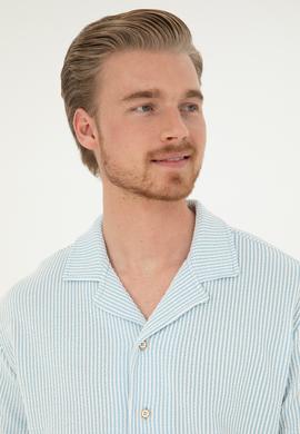 Erkek Açık Mavi Tişört - 50285358013