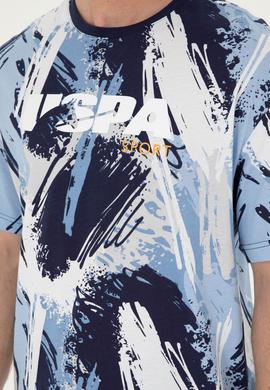 Erkek Comfort Fit Bisiklet Yaka Beyaz Tişört - 50281682011