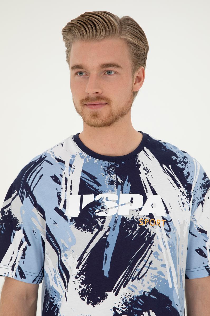 Erkek Comfort Fit Bisiklet Yaka Beyaz Tişört