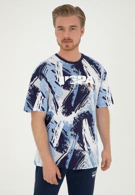 Erkek Comfort Fit Bisiklet Yaka Beyaz Tişört - 50281682011