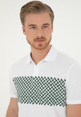 Erkek Regular Fit Polo Yaka Lacivert Tişört - 50281956001