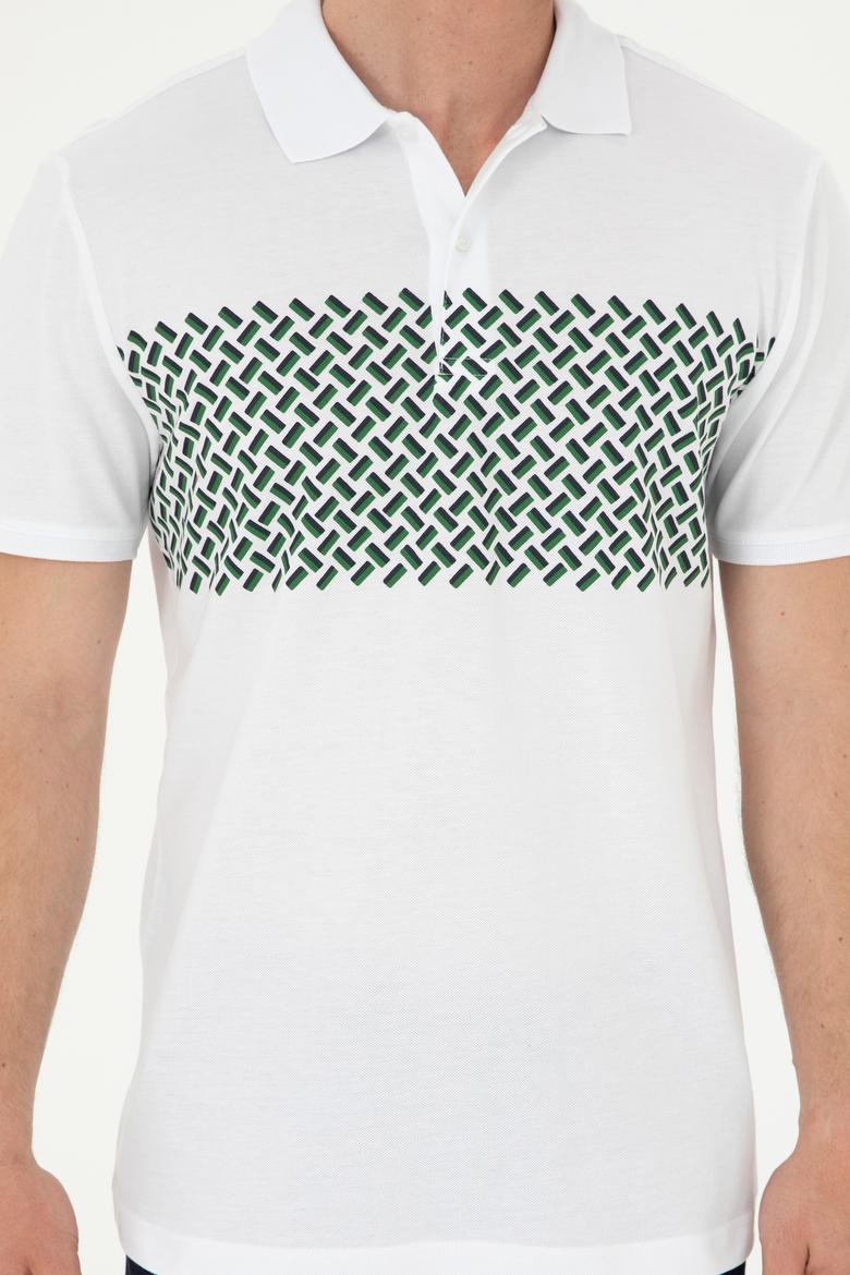 Erkek Regular Fit Polo Yaka Lacivert Tişört - 50281956001