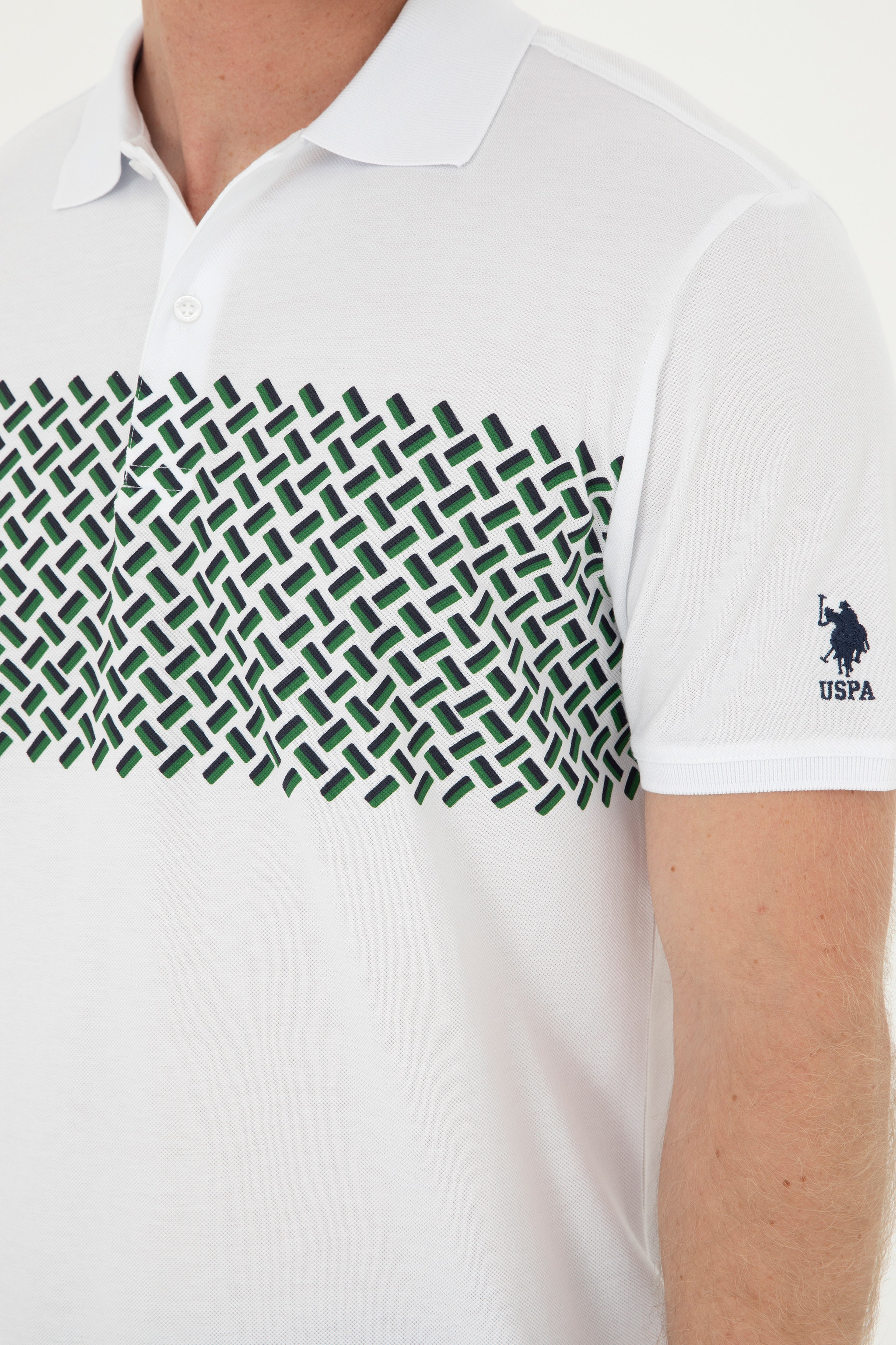 Erkek Regular Fit Polo Yaka Lacivert Tişört - Image 7