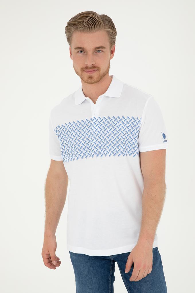 Erkek Regular Fit Polo Yaka Açık Mavi Tişört