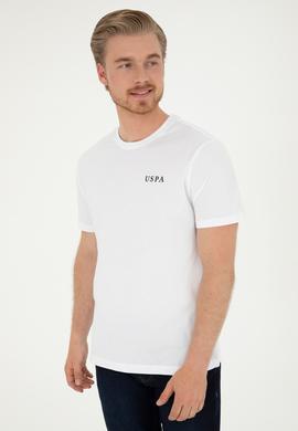 Erkek Regular Fit Bisiklet Yaka Beyaz Tişört - 50281077021