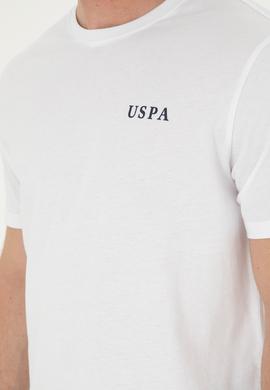 Erkek Regular Fit Bisiklet Yaka Beyaz Tişört - 50281077021