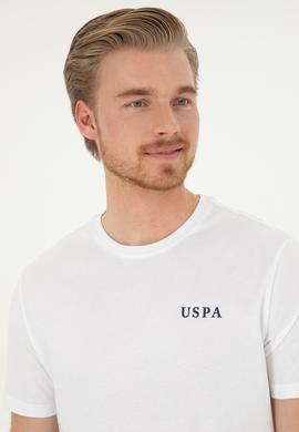 Erkek Regular Fit Bisiklet Yaka Beyaz Tişört - 50281077021