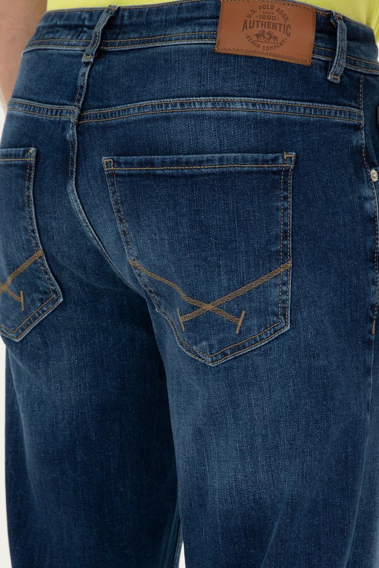 Erkek Eflatun Jean Pantolon - 50280310029