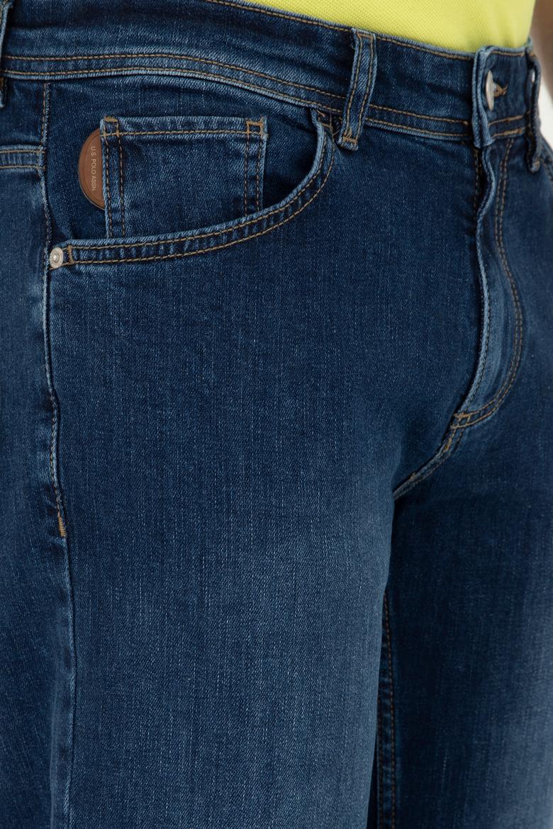 Erkek Eflatun Jean Pantolon - 50280310029