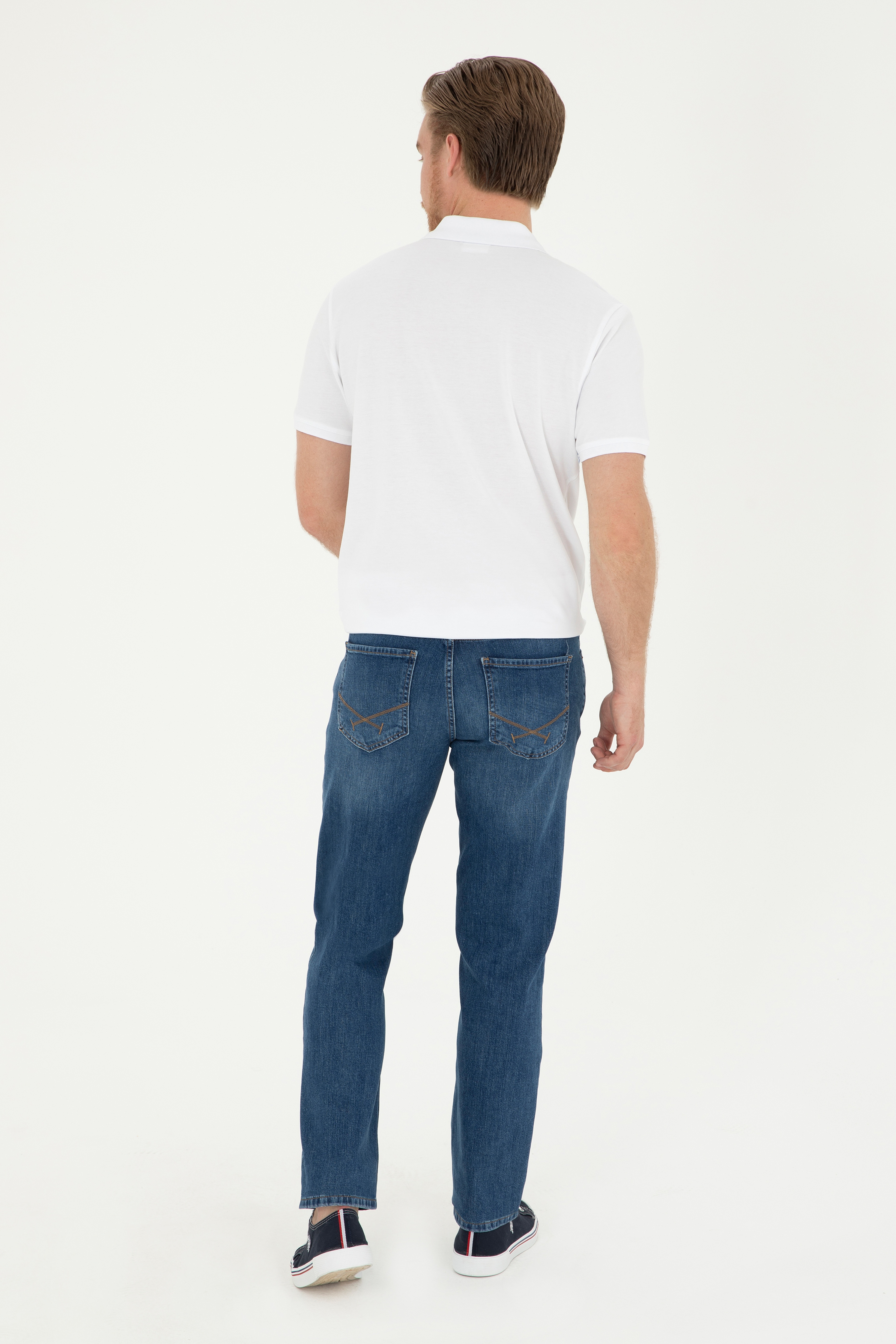 Erkek Mavi Jean Pantolon - Image 4