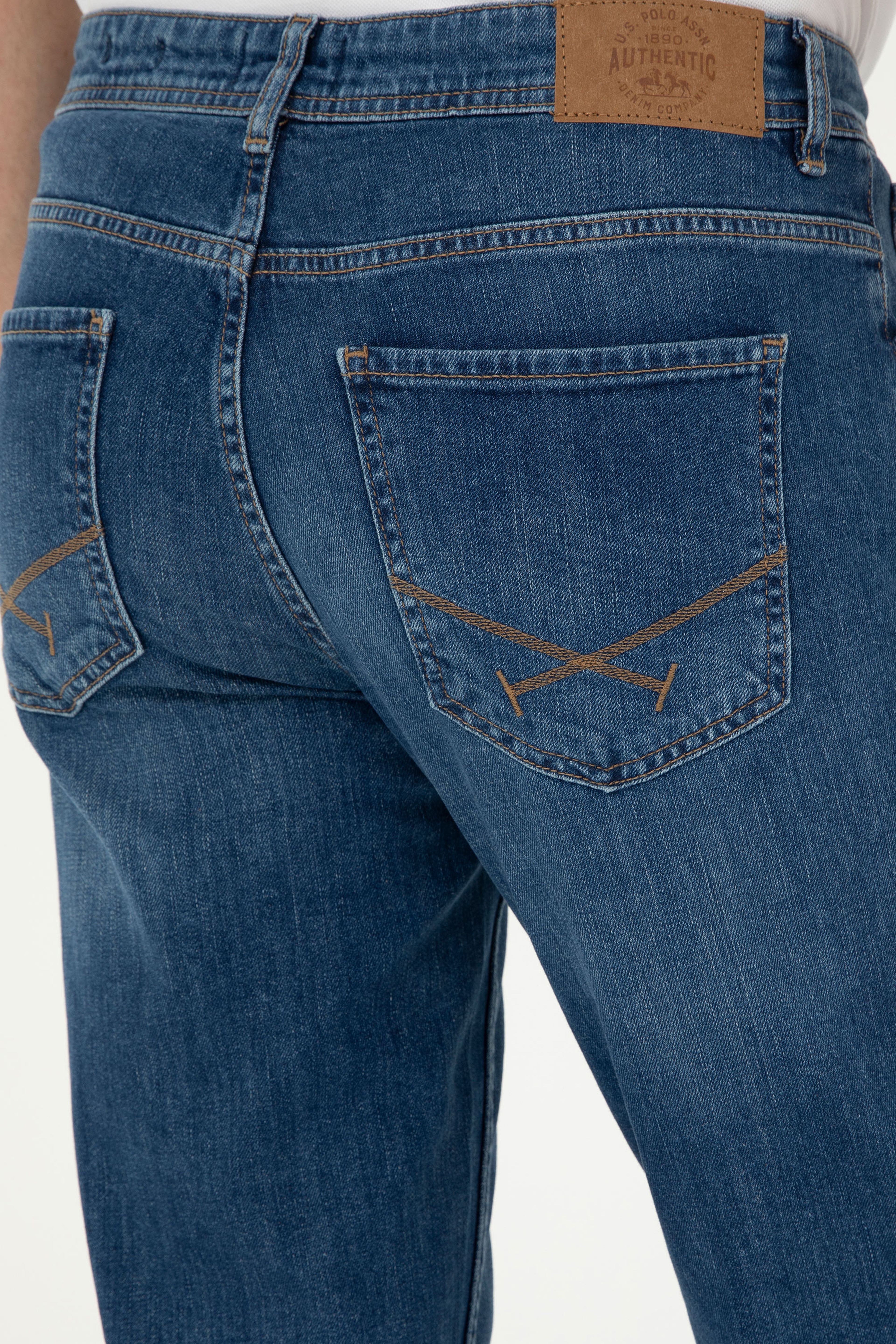 Erkek Mavi Jean Pantolon - Image 6