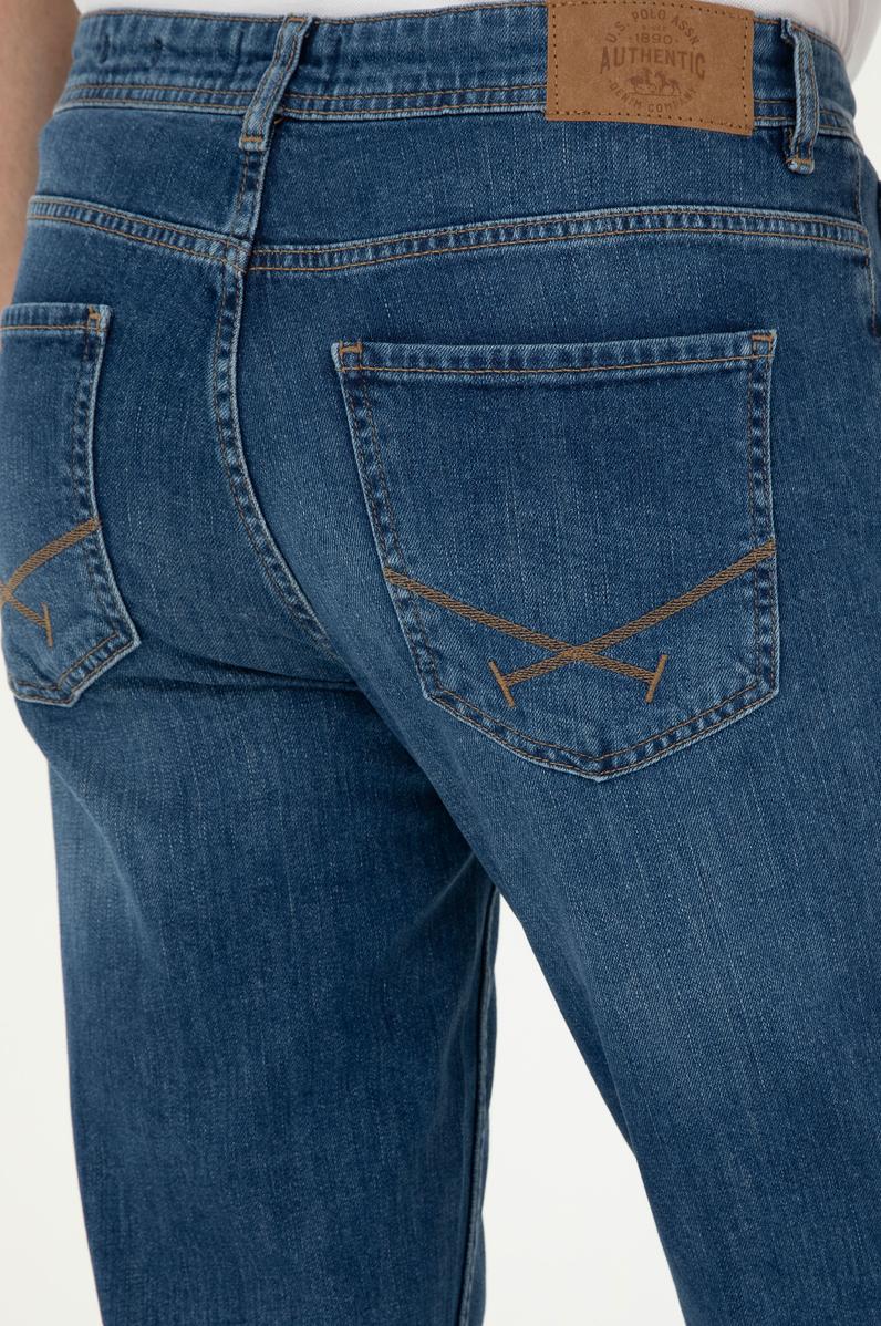 Erkek Mavi Jean Pantolon