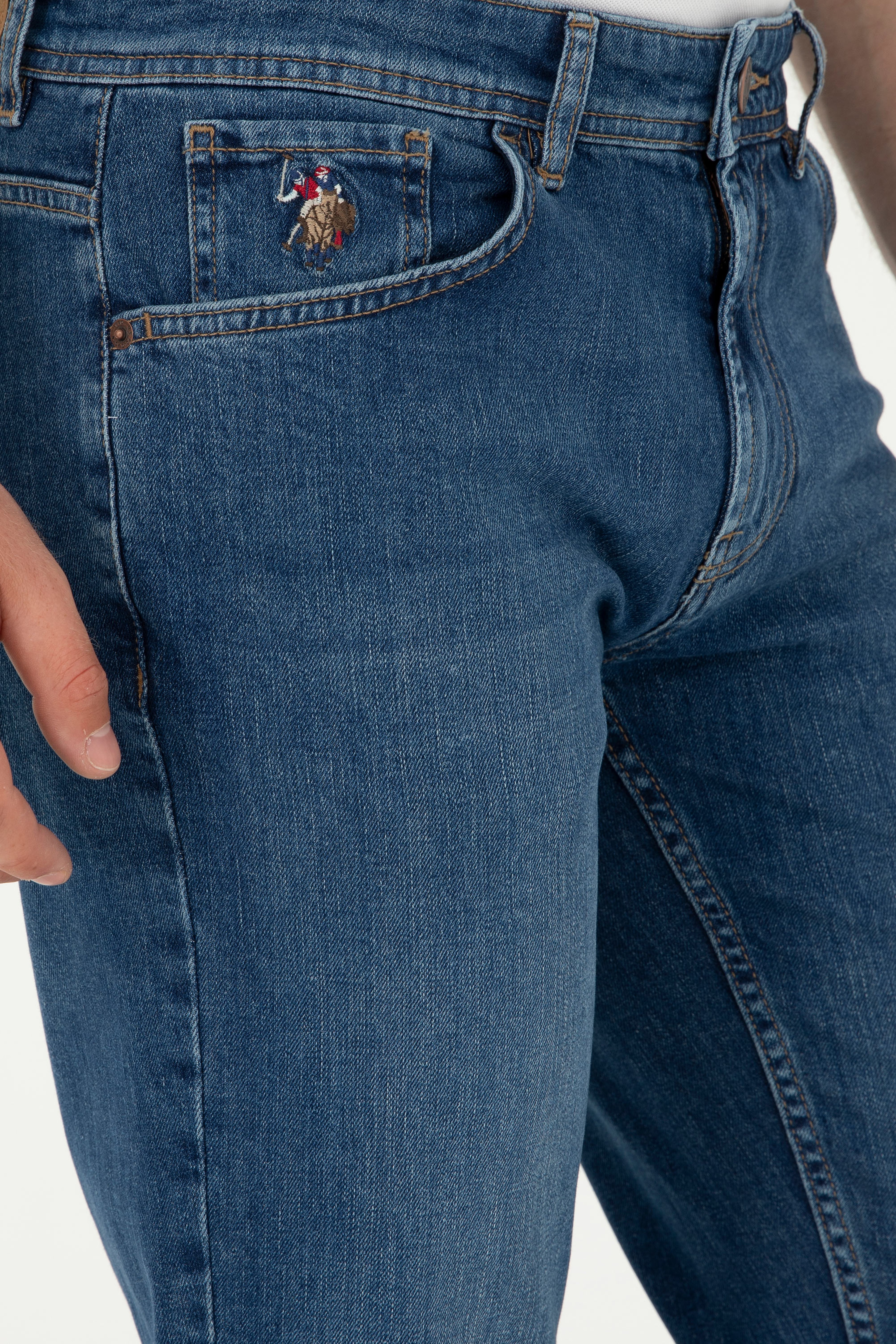 Erkek Mavi Jean Pantolon