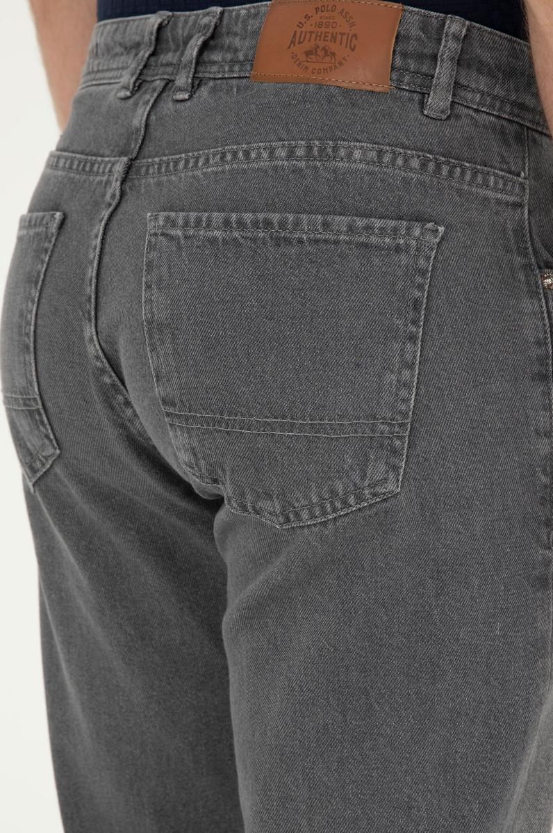 Erkek Gri Jean Pantolon