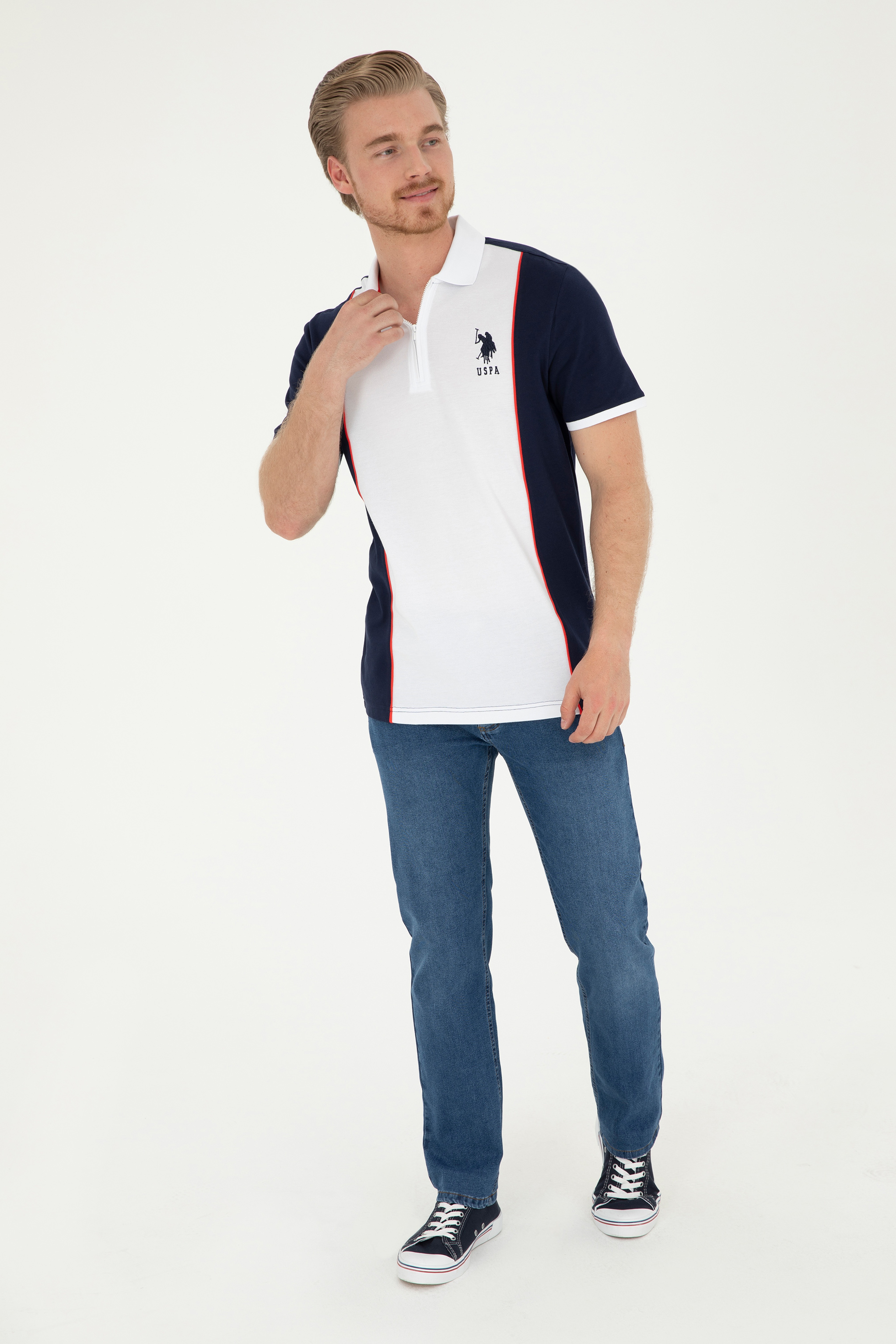 Erkek Koyu Mavi Jean Pantolon - Image 3